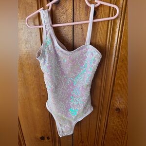 Sequin bathing suit